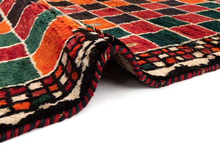 3' 11 x 6' 8 Gabbeh Wool Rug