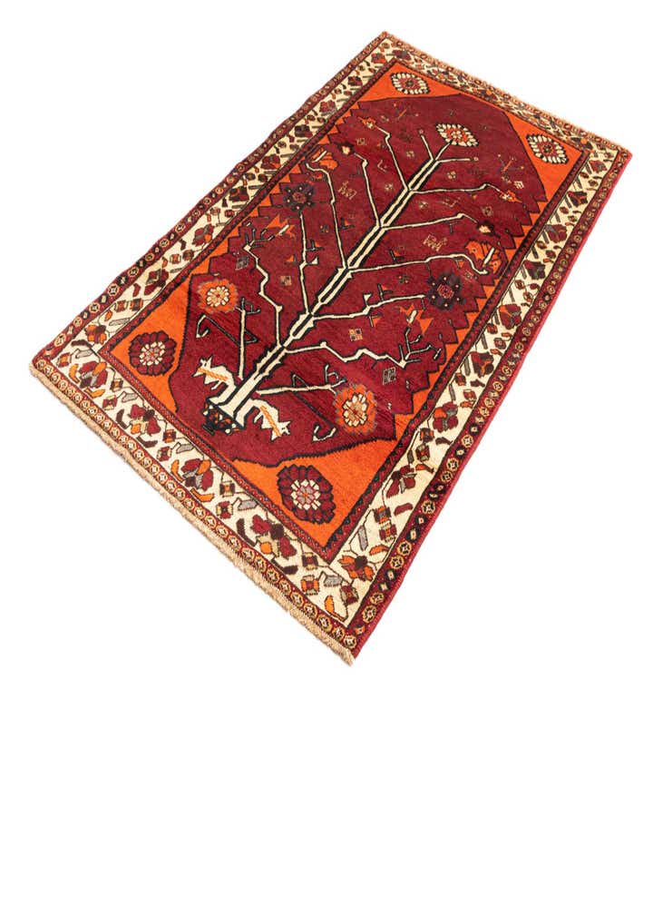 3' 6 x 6' Gabbeh Wool Rug