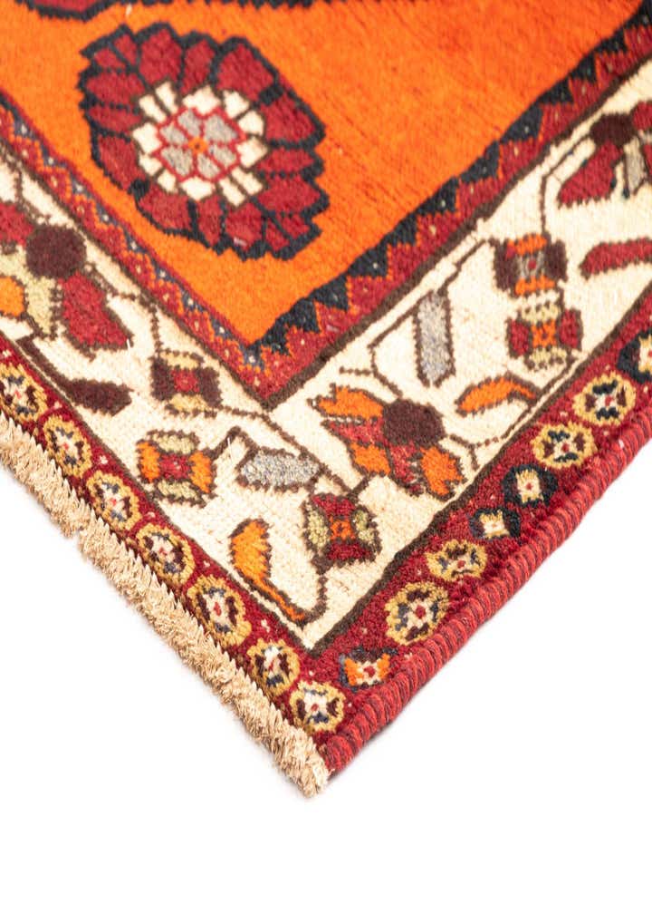 3' 6 x 6' Gabbeh Wool Rug