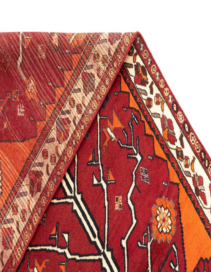 Detail image of 3' 6 x 6' Gabbeh Wool Rug