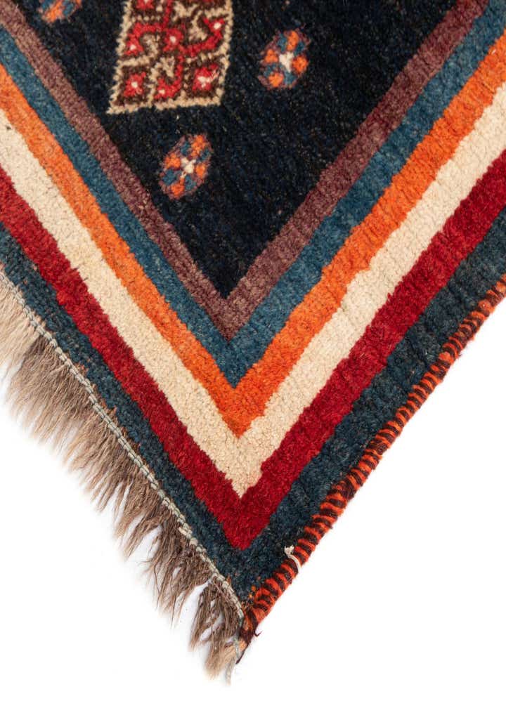 3' 7 x 5' 5 Gabbeh Wool Rug