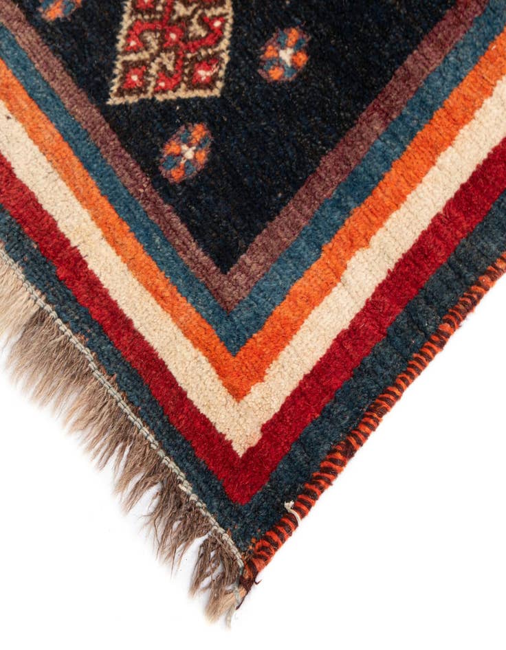 Detail image of 3' 7 x 5' 5 Gabbeh Wool Rug