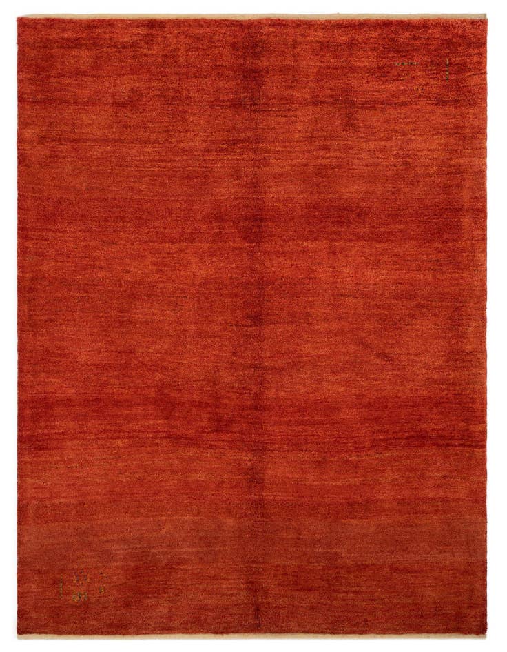 Detail image of 5' 2 x 6' 8 Hand Knotted Gabbeh Persian Wool Rug