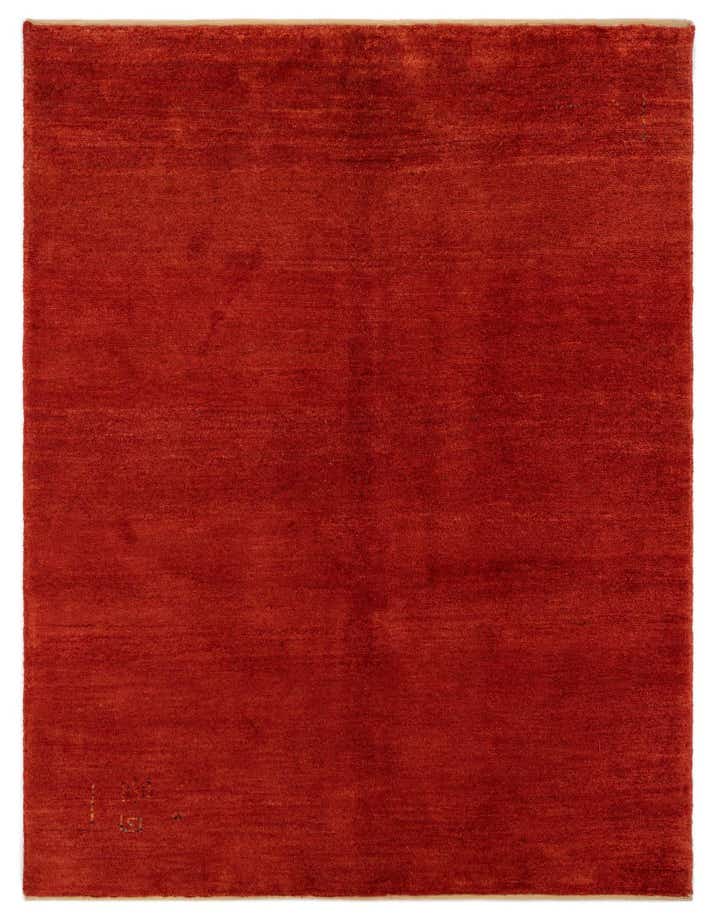 5' 1 x 6' 8 Hand Knotted Gabbeh Persian Wool Rug