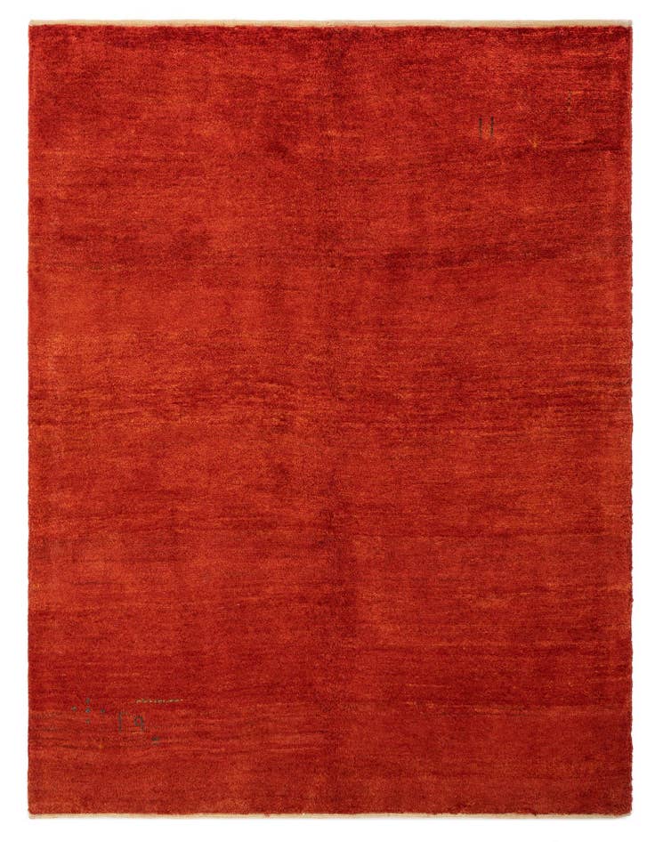 Detail image of 5' 1 x 6' 8 Hand Knotted Gabbeh Persian Wool Rug