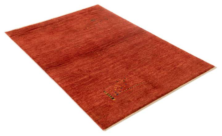 3' 11 x 5' 7 Hand Knotted Gabbeh Persian Wool Rug
