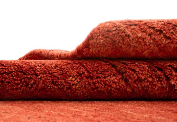 3' 11 x 5' 7 Hand Knotted Gabbeh Persian Wool Rug