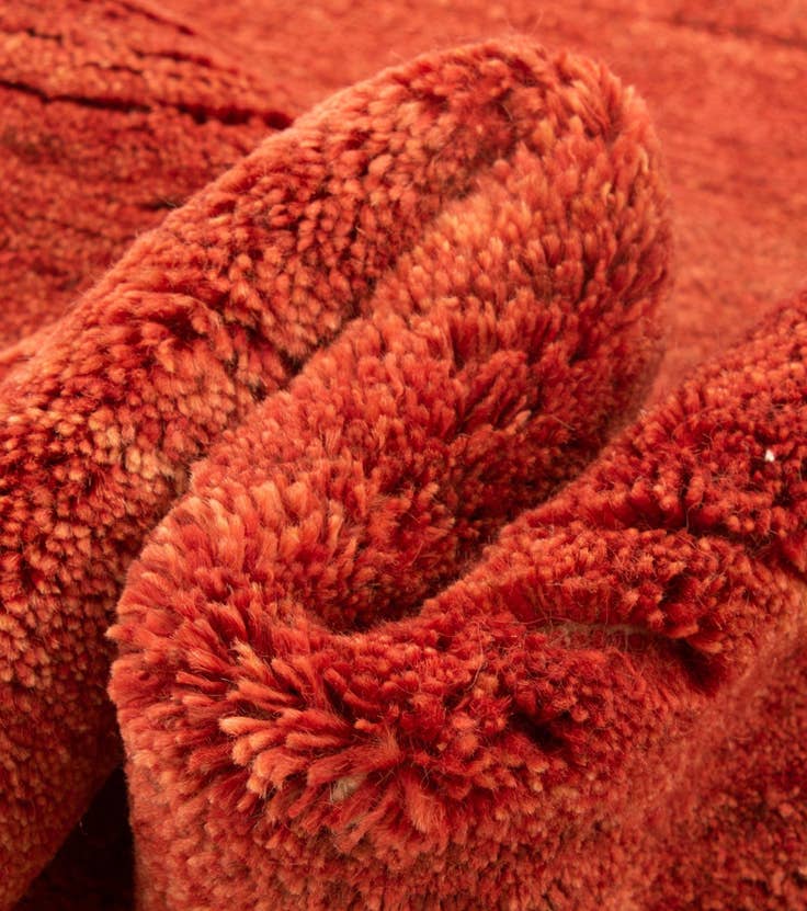 Detail image of 3' 11 x 5' 7 Hand Knotted Gabbeh Persian Wool Rug