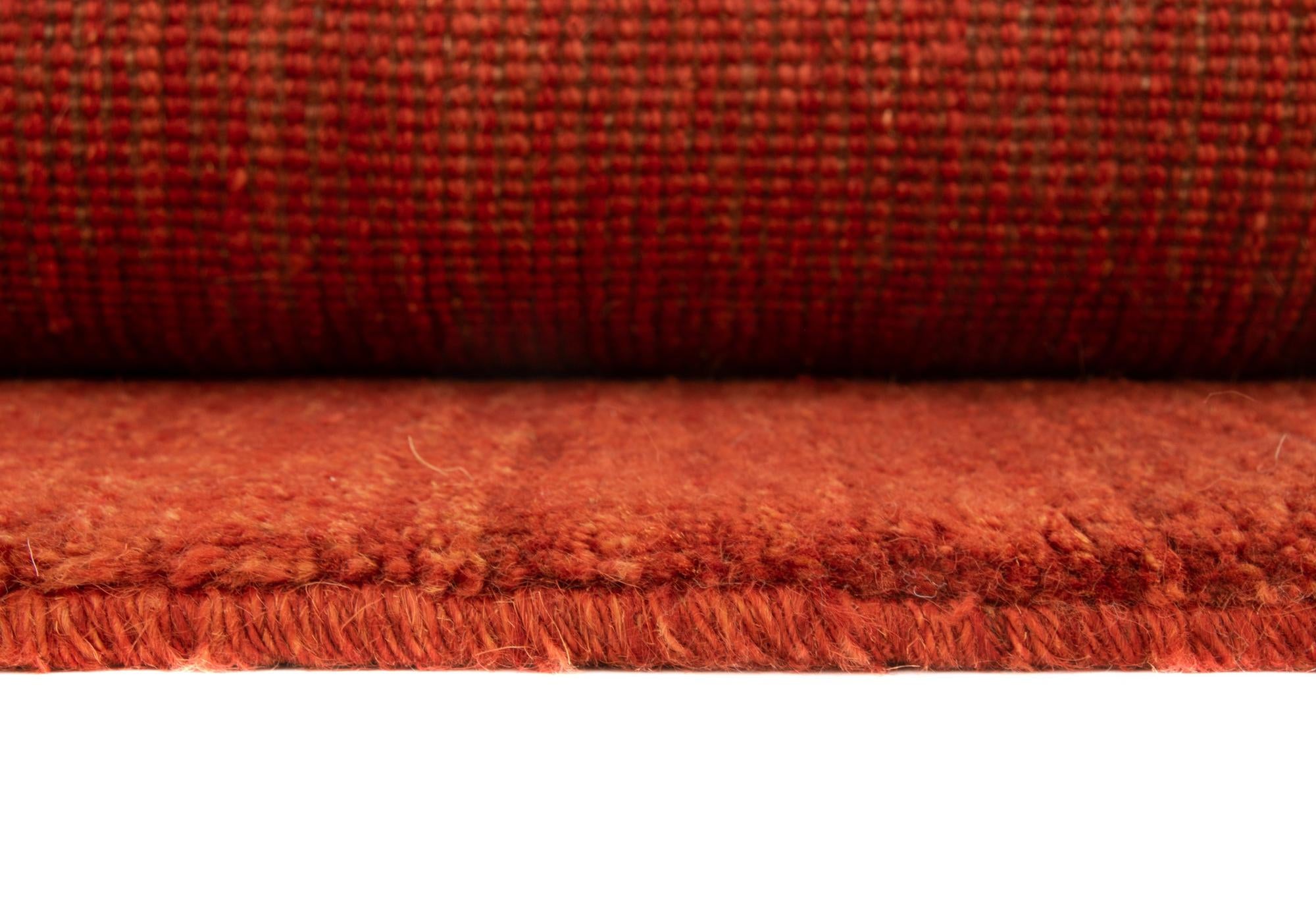 3' 9 x 5' 10 Hand Knotted Gabbeh Persian Wool Rug