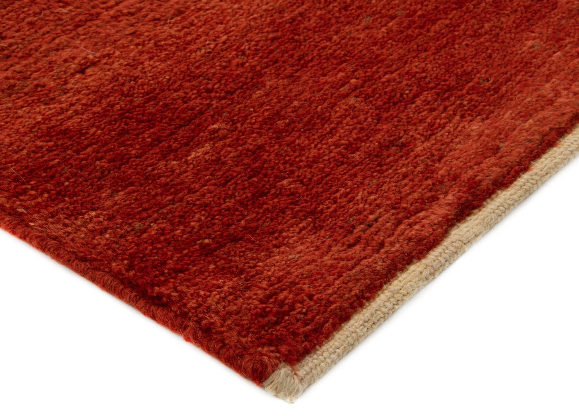4' x 5' 6 Hand Knotted Gabbeh Persian Wool Rug