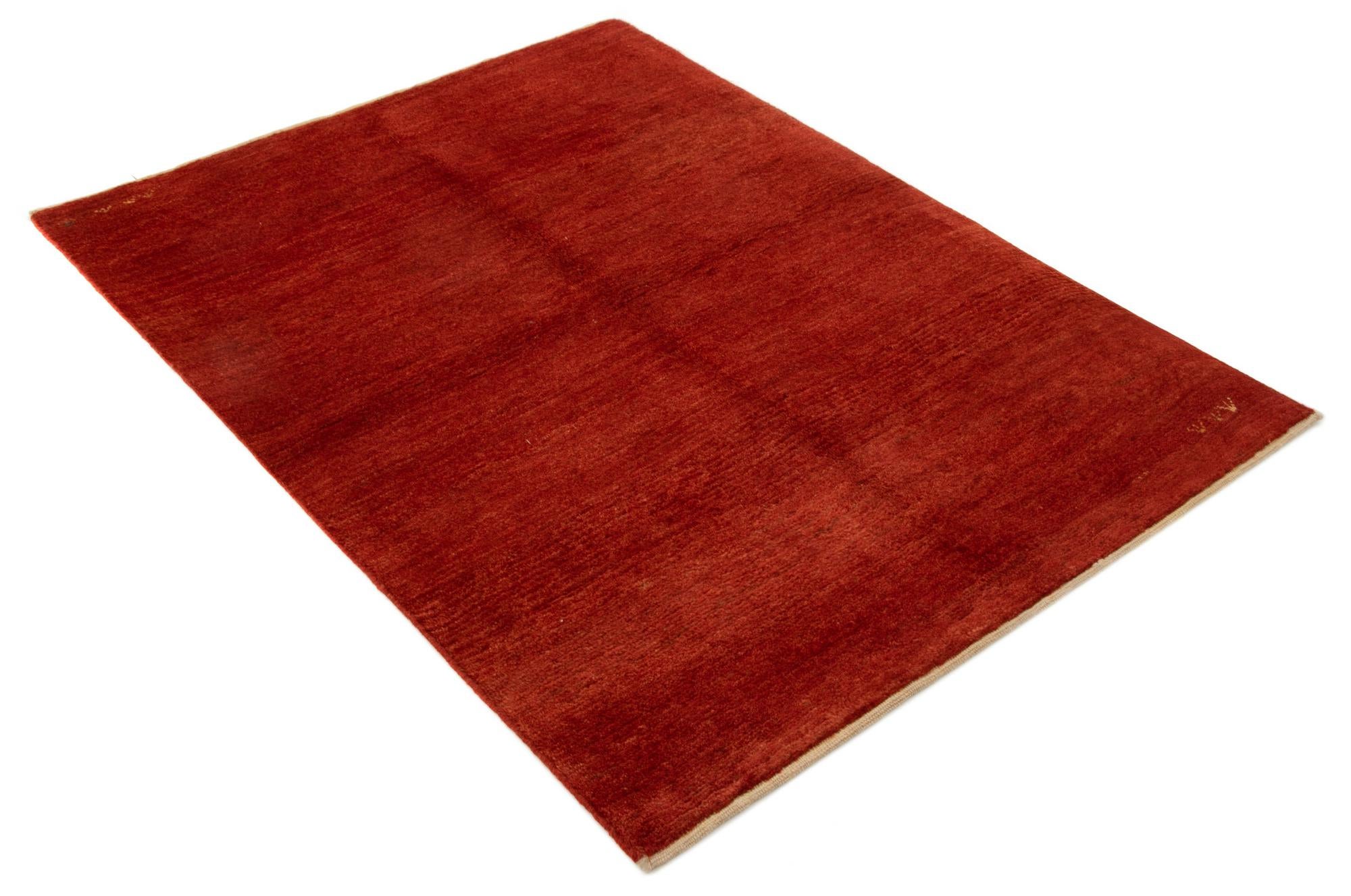 4' x 5' 6 Hand Knotted Gabbeh Persian Wool Rug