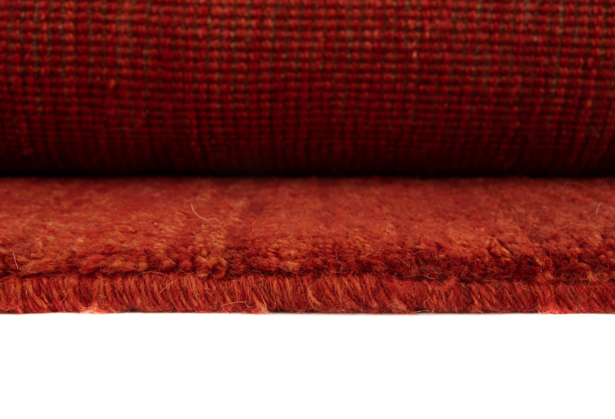 4' x 5' 6 Hand Knotted Gabbeh Persian Wool Rug