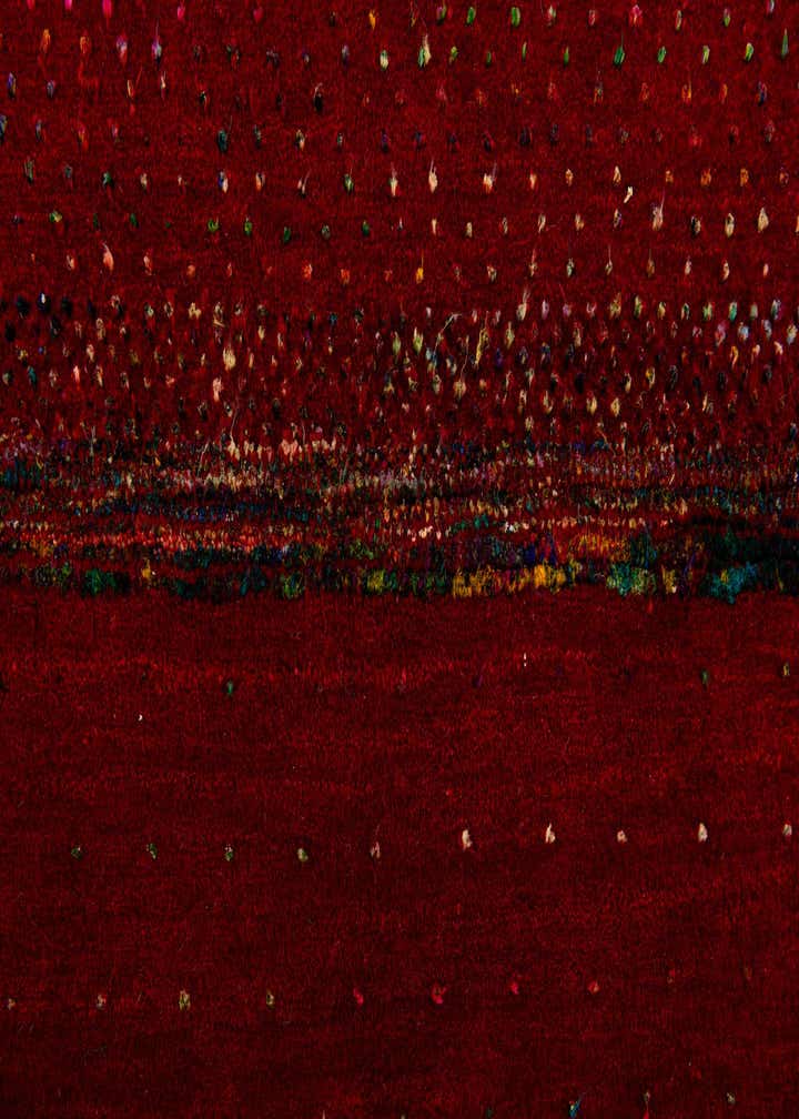 4' 10 x 6' 6 Hand Knotted Gabbeh Wool Rug