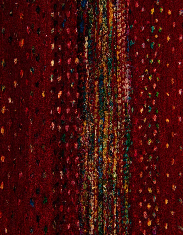 Detail image of 4' 10 x 6' 6  Hand Knotted Gabbeh Wool Rug