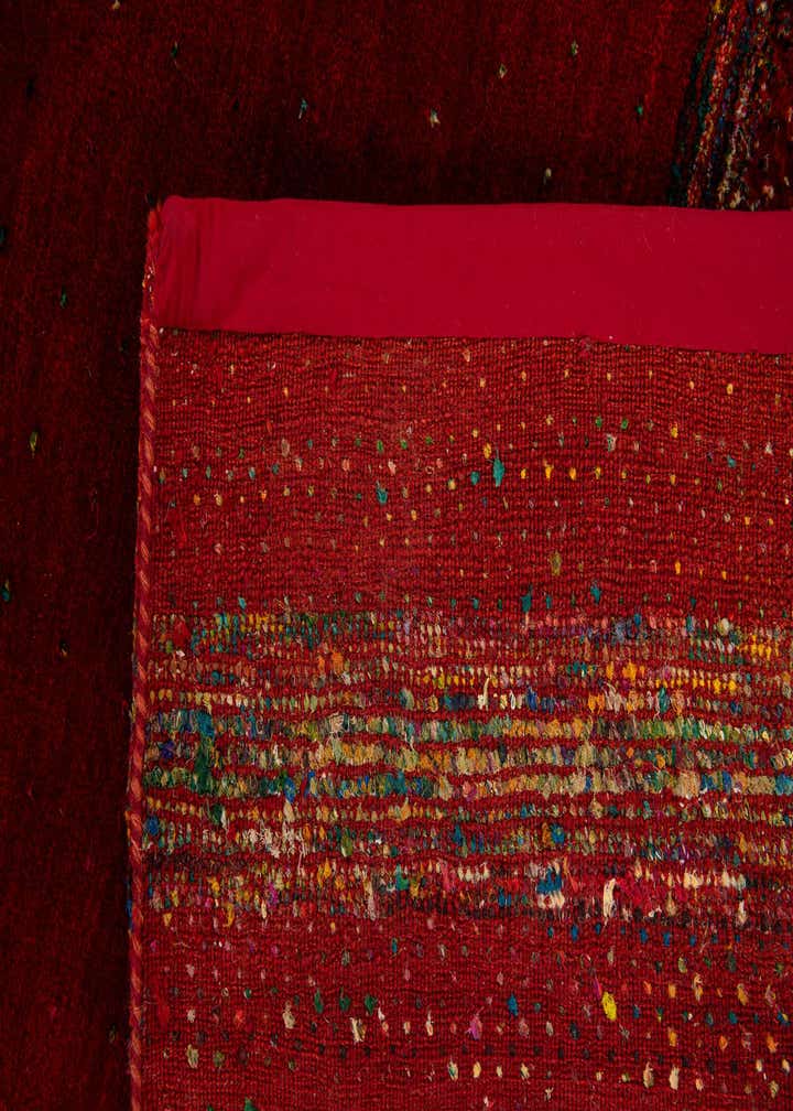 4' 10 x 6' 6 Hand Knotted Gabbeh Wool Rug