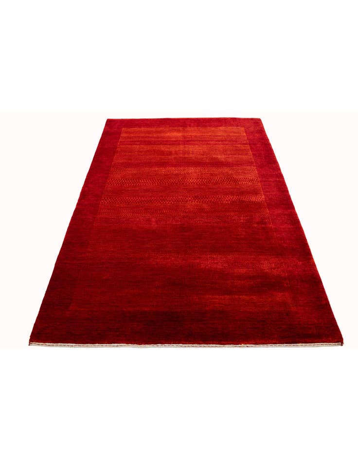 Detail image of 4' 9 x 6' 7 Hand Knotted Gabbeh Wool Rug