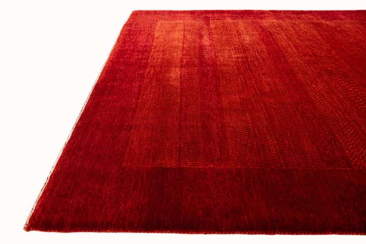 4' 9 x 6' 7 Hand Knotted Gabbeh Wool Rug