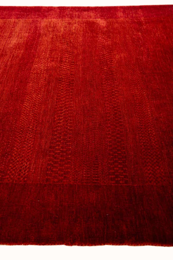 4' 9 x 6' 7 Hand Knotted Gabbeh Wool Rug