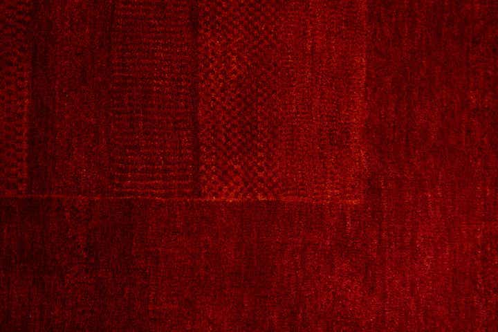 4' 9 x 6' 7 Hand Knotted Gabbeh Wool Rug