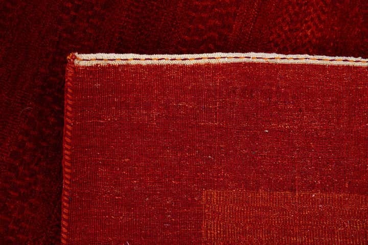 4' 9 x 6' 7 Hand Knotted Gabbeh Wool Rug