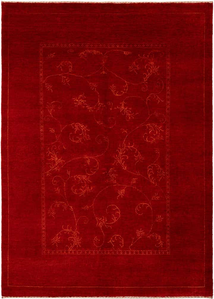 4' 10 x 6' 9 Hand Knotted Gabbeh Wool Rug