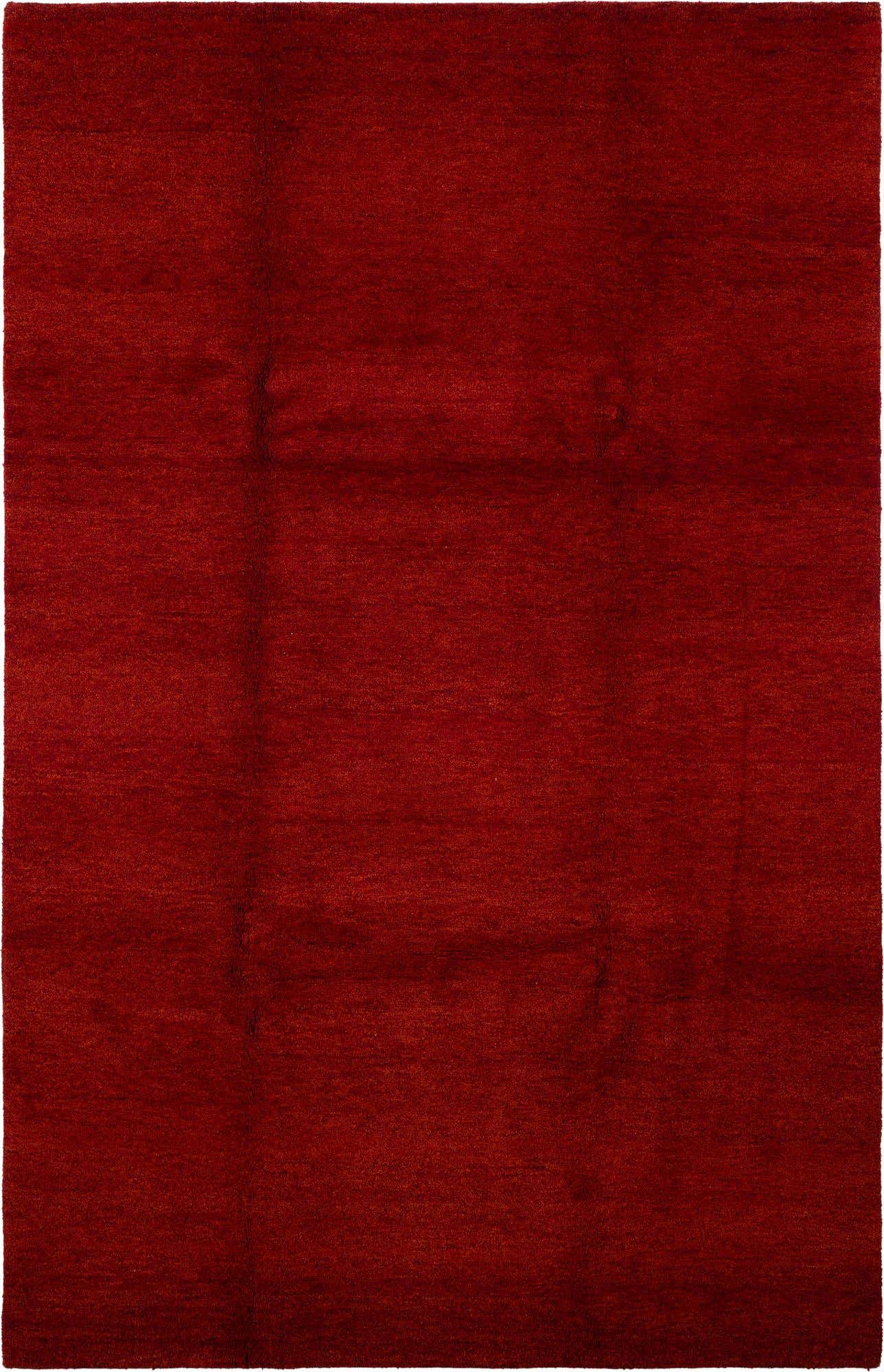 6' 5 x 10' Hand Knotted Gabbeh Wool Rug