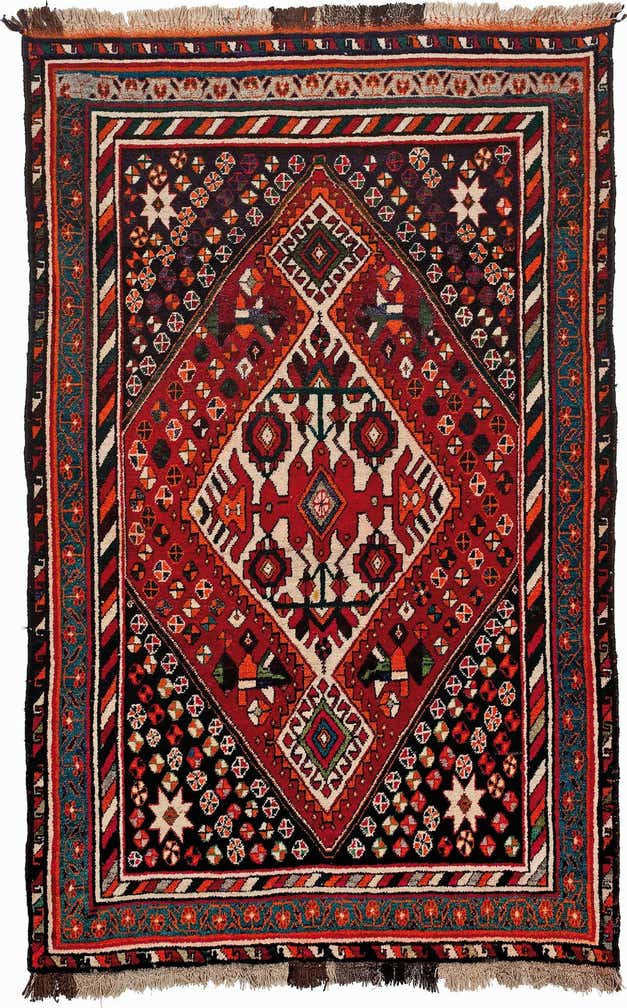 4' 10 x 7' 7 Gabbeh Rug