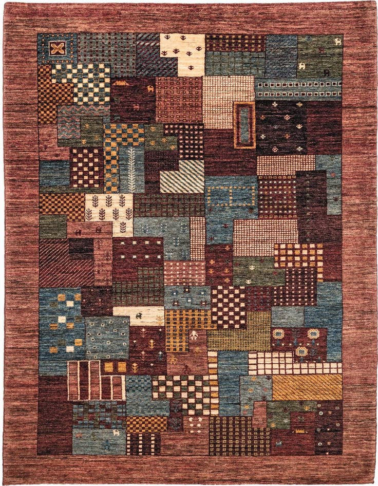Detail image of 6' 11 x 10' 1 Gabbeh Rug