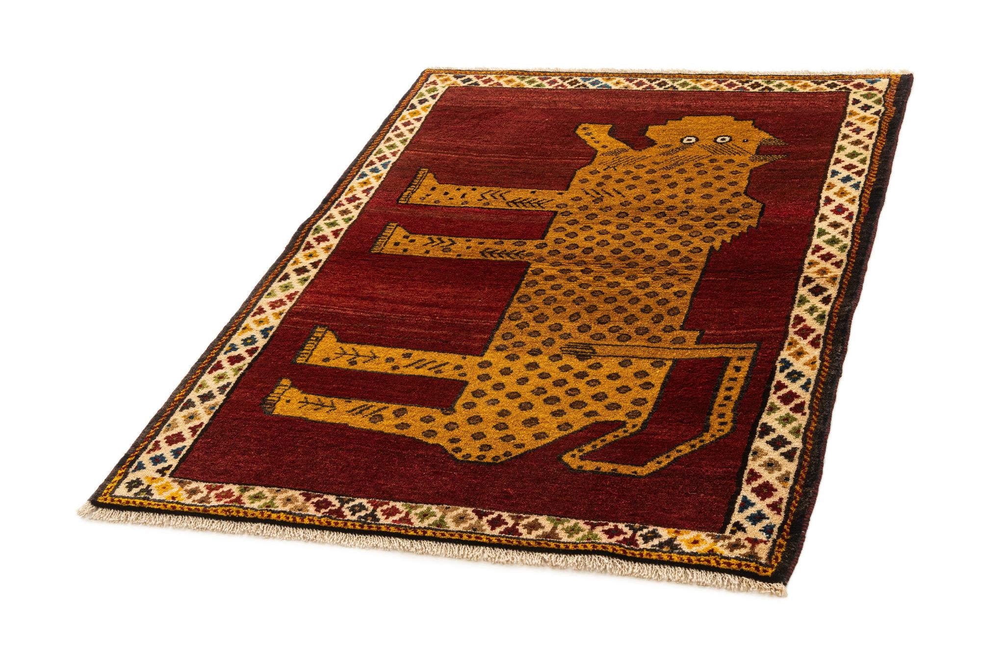 3' 4 x 4' 10 Gabbeh Rug