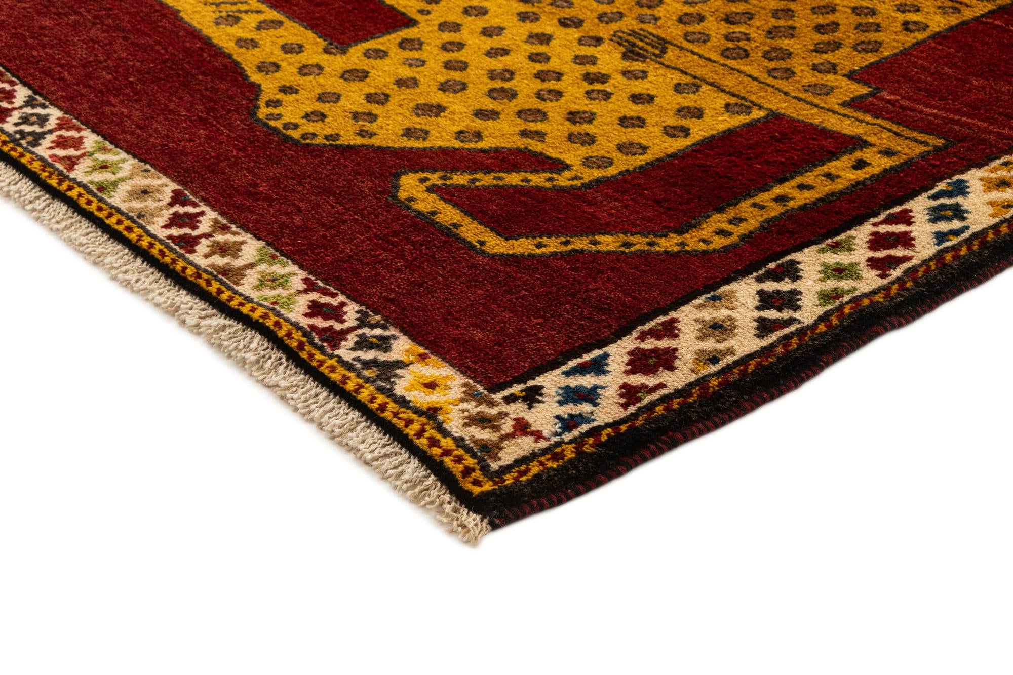 3' 4 x 4' 10 Gabbeh Rug