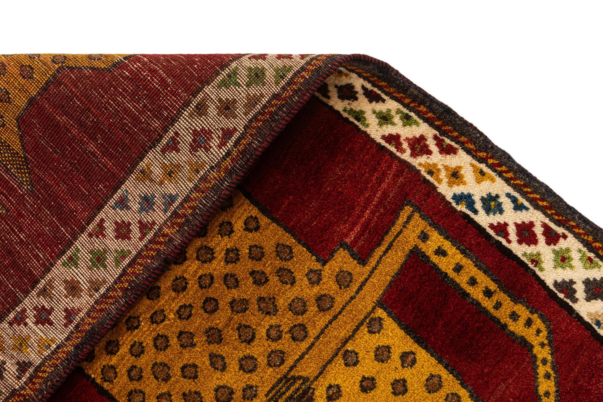 3' 4 x 4' 10 Gabbeh Rug
