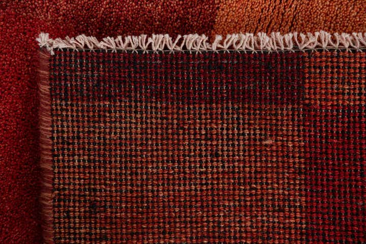3' 9 x 4' 9 Hand Knotted Gabbeh Persian Wool Rug