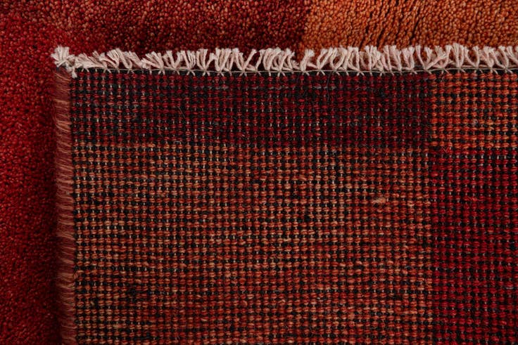 Detail image of 3' 9 x 4' 9 Hand Knotted Gabbeh Persian Wool Rug