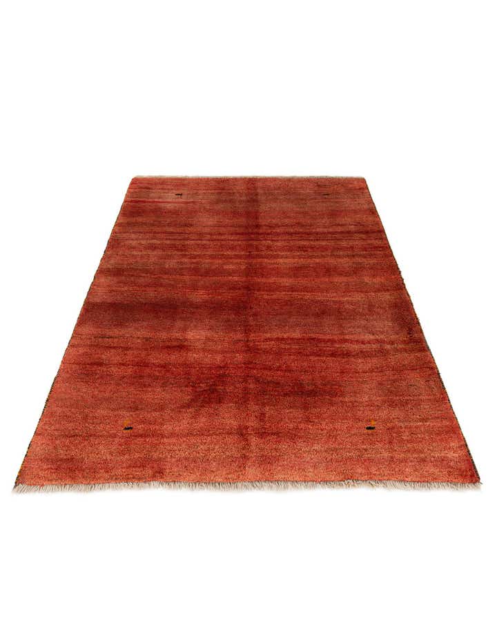 5' 5 x 7' Hand Knotted Gabbeh Wool Rug