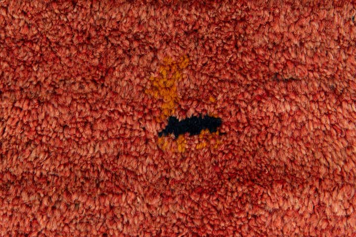5' 5 x 7' Hand Knotted Gabbeh Wool Rug