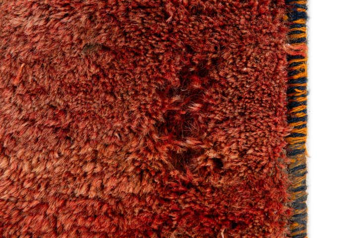 5' 5 x 7' Hand Knotted Gabbeh Wool Rug