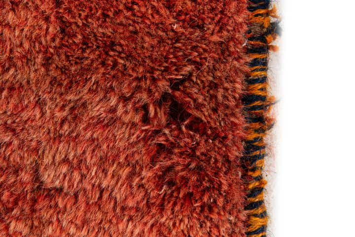 5' 5 x 7' Hand Knotted Gabbeh Wool Rug