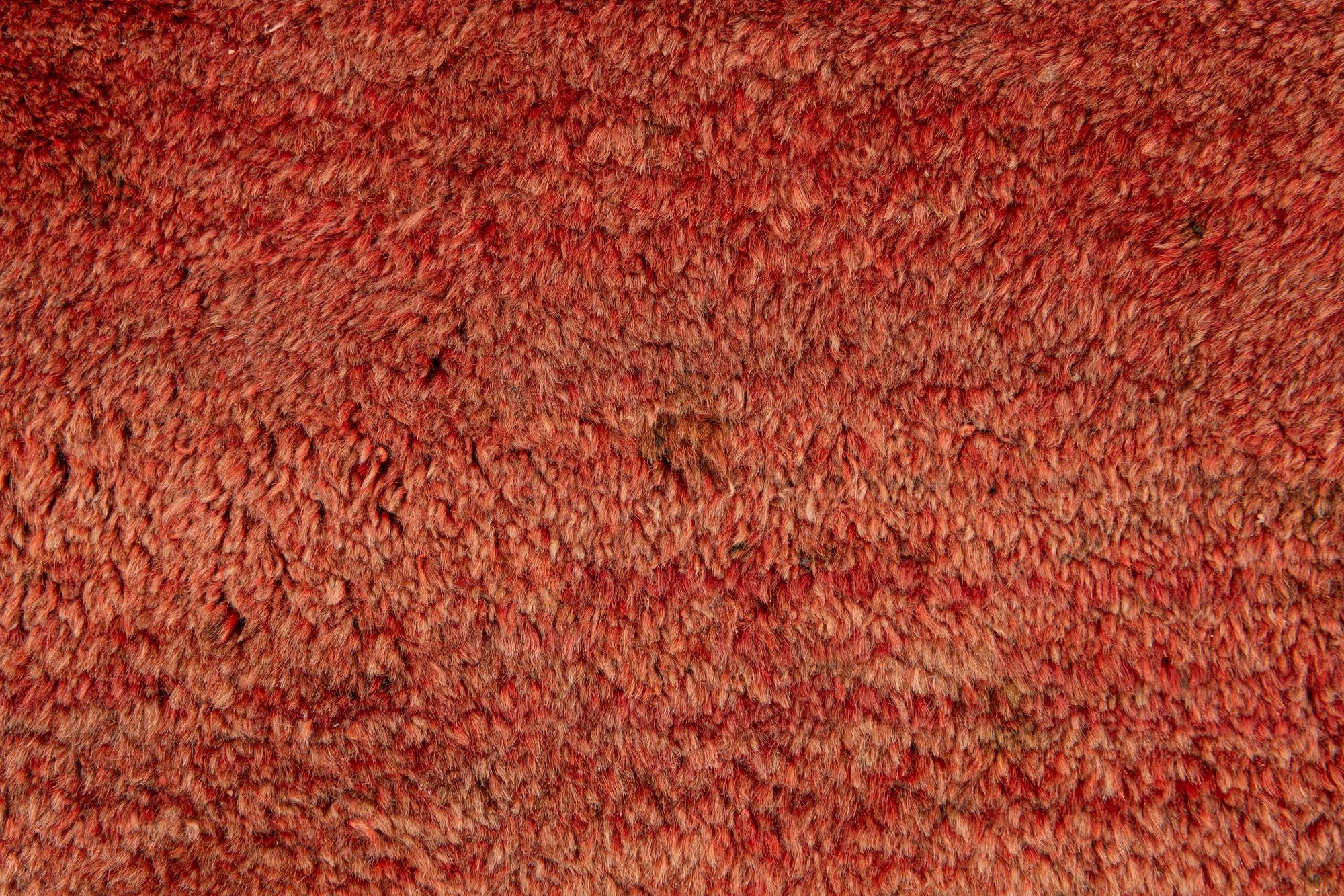 5' 5 x 7' Hand Knotted Gabbeh Wool Rug
