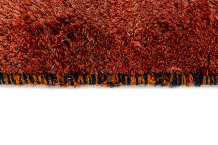 5' 5 x 7' Hand Knotted Gabbeh Wool Rug