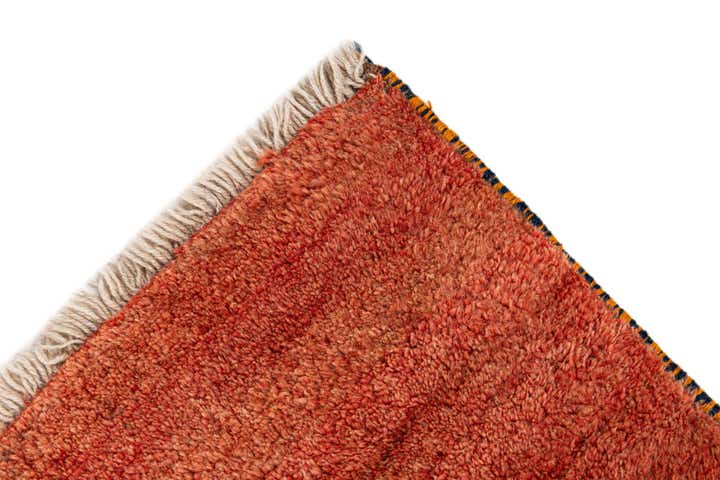 5' 5 x 7' Hand Knotted Gabbeh Wool Rug