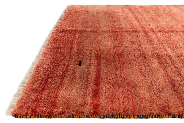 5' 5 x 7' Hand Knotted Gabbeh Wool Rug