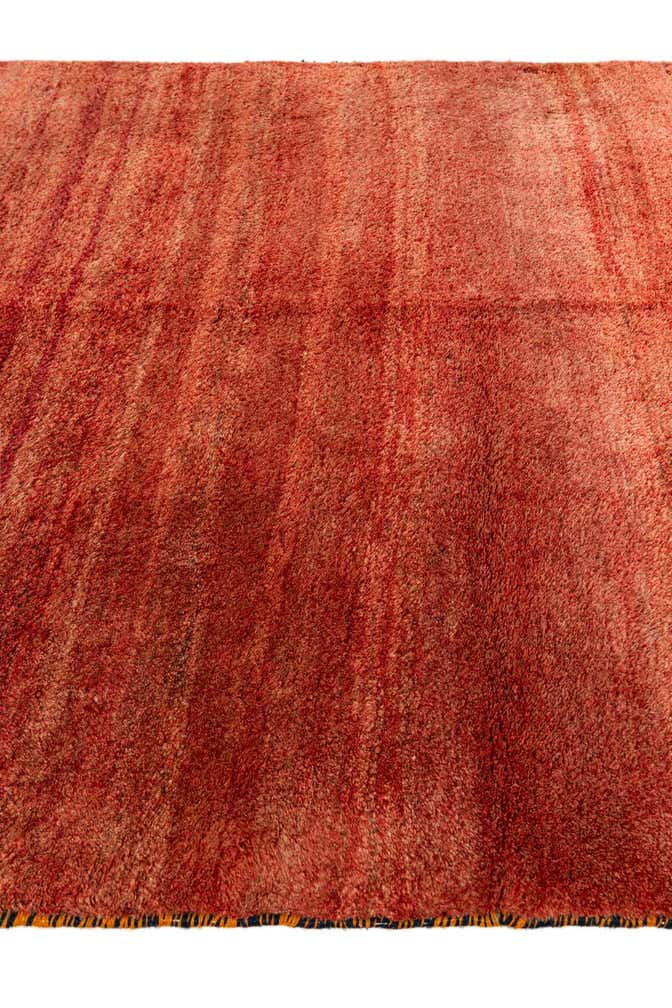 5' 5 x 7' Hand Knotted Gabbeh Wool Rug