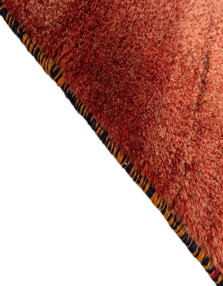 Detail image of 5' 5 x 7'  Hand Knotted Gabbeh Wool Rug