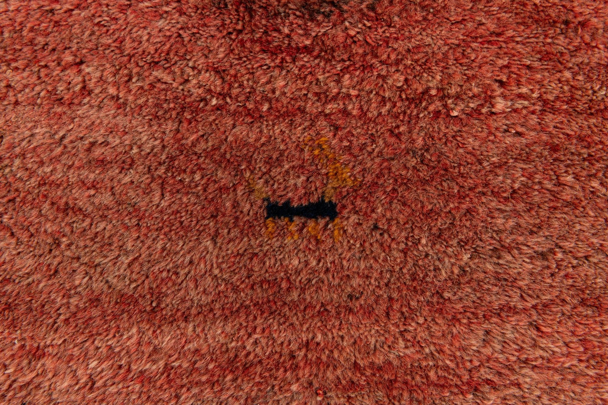 5' 5 x 7' Hand Knotted Gabbeh Wool Rug