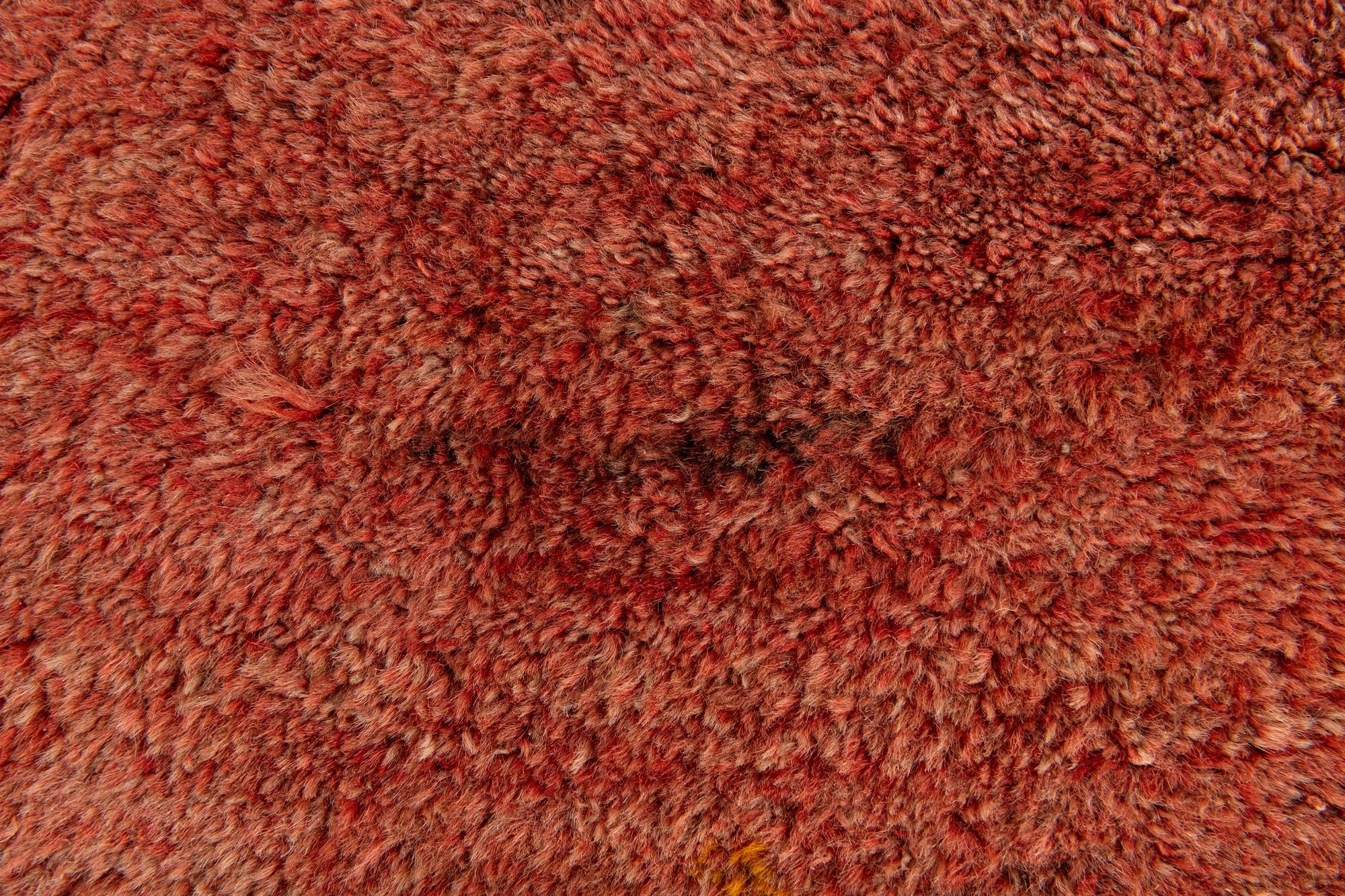 5' 5 x 7' Hand Knotted Gabbeh Wool Rug