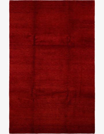 6' 5 x 10' Hand Knotted Gabbeh Wool Rug