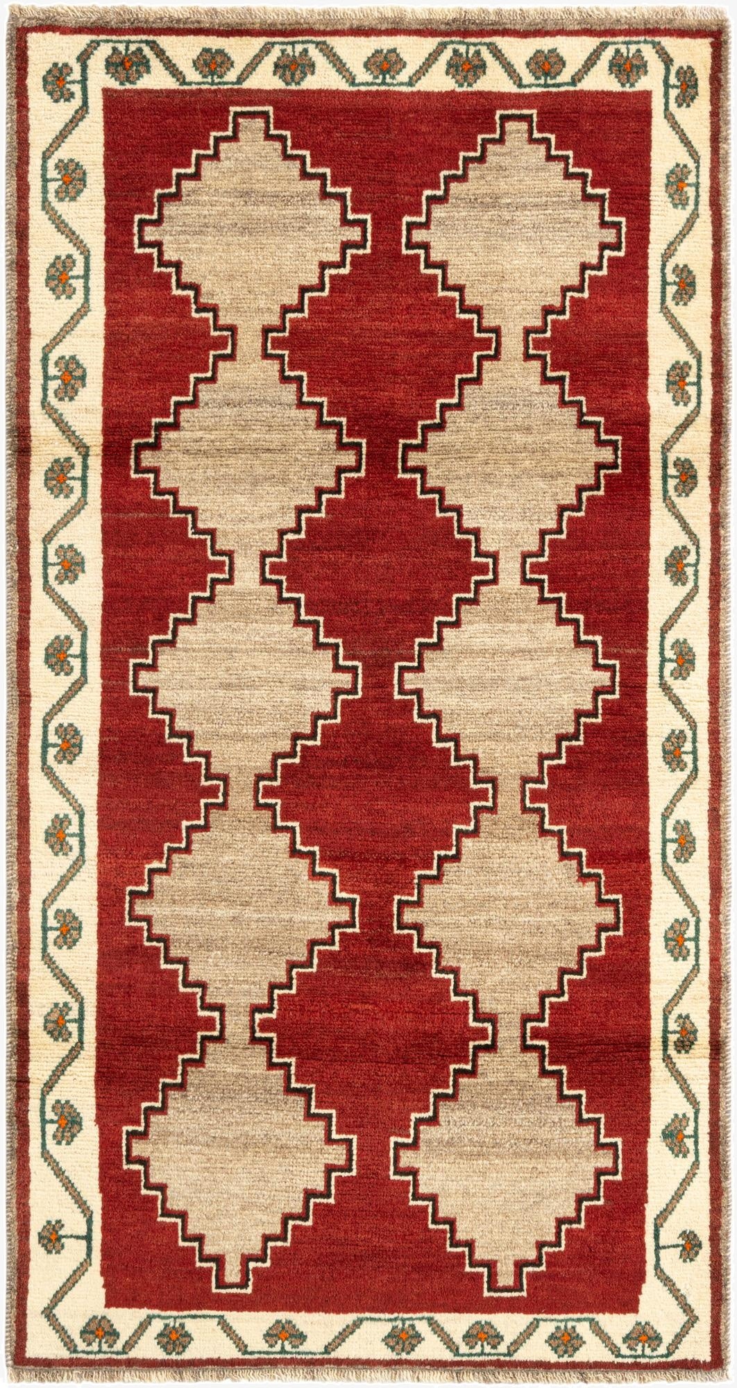 3' x 5' 10 Gabbeh Wool Rug
