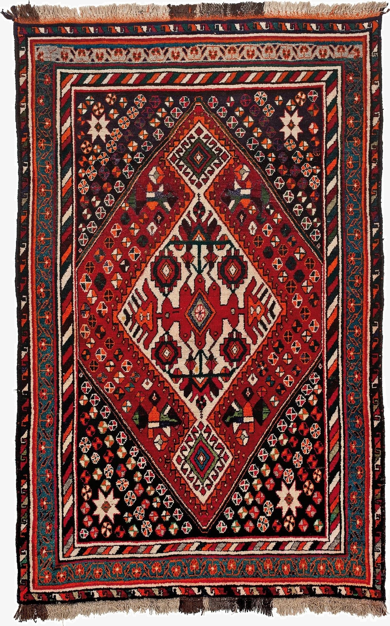 4' 10 x 7' 7 Gabbeh Rug