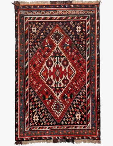 4' 10 x 7' 7 Gabbeh Rug