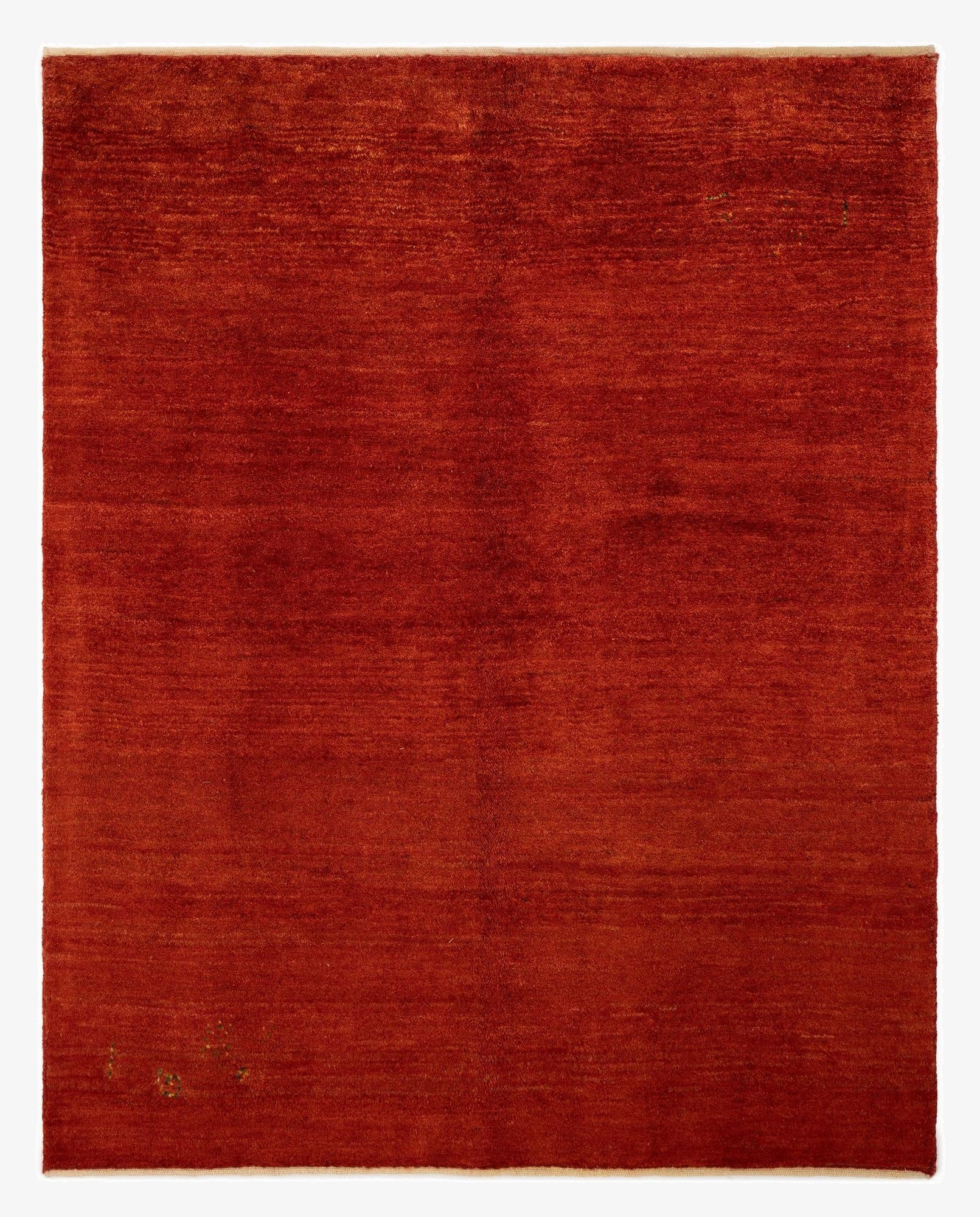 5' 1 x 6' 4  Hand Knotted Gabbeh Persian Wool Rug